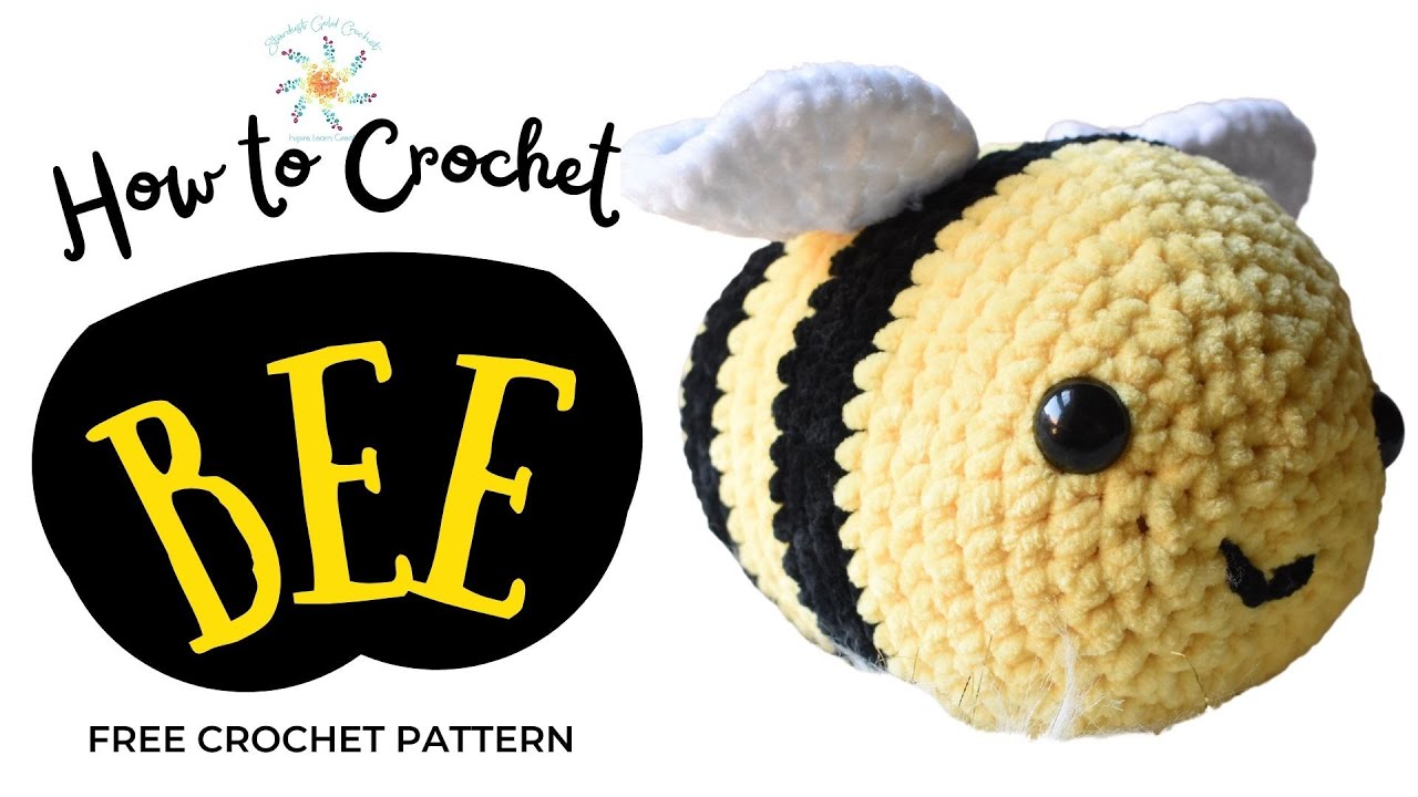 How to Crochet a Bee | Crochet Honey Bee Tutorial Step by Step