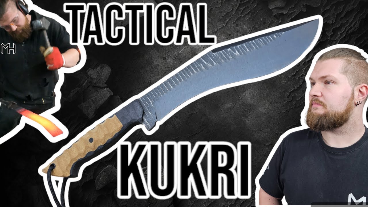 WE MADE A TACTICAL KUKRI | Knife making | Martin Huber Knives