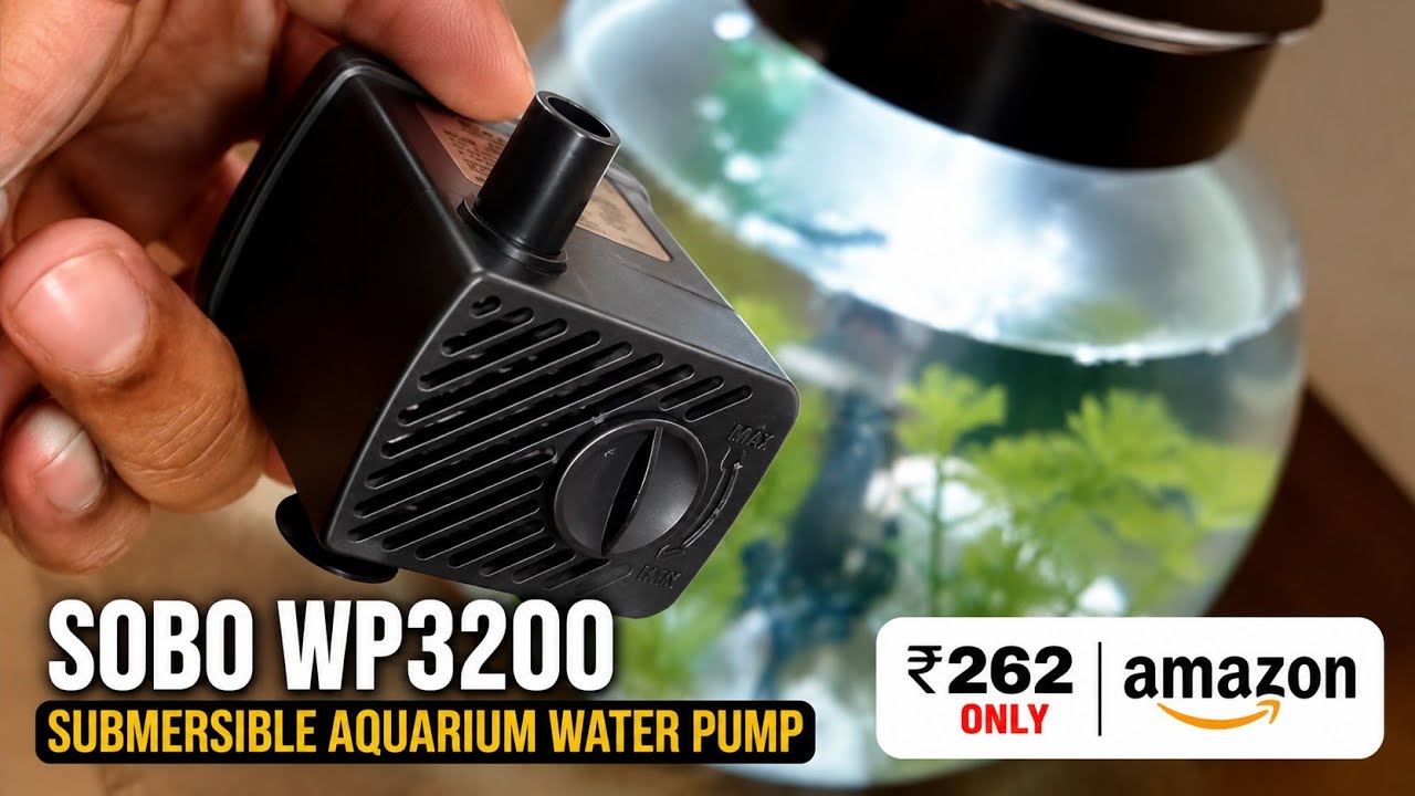 Sobo Submersible Aquarium Water Pump | aquarium pump setup | aquarium water pump