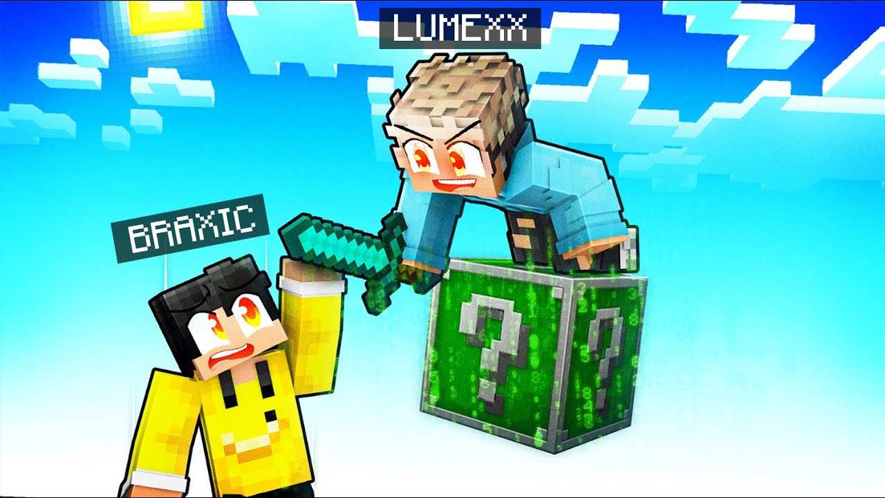 100 TAGE zusammen AUF EINEM HACKER BLOCK (extrem) - Minecraft