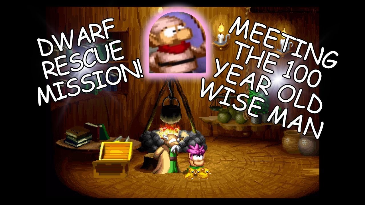 Meeting the 100 year old wise man and starting a dwarf rescue mission | Tomba! Time
