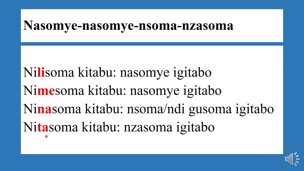 Kwiga Kuvuga Igiswayire 5 -Iri Somo Riraguha Ubushobozi Bwo Kumenya Kuvuga Igiswayire Neza Nonaha