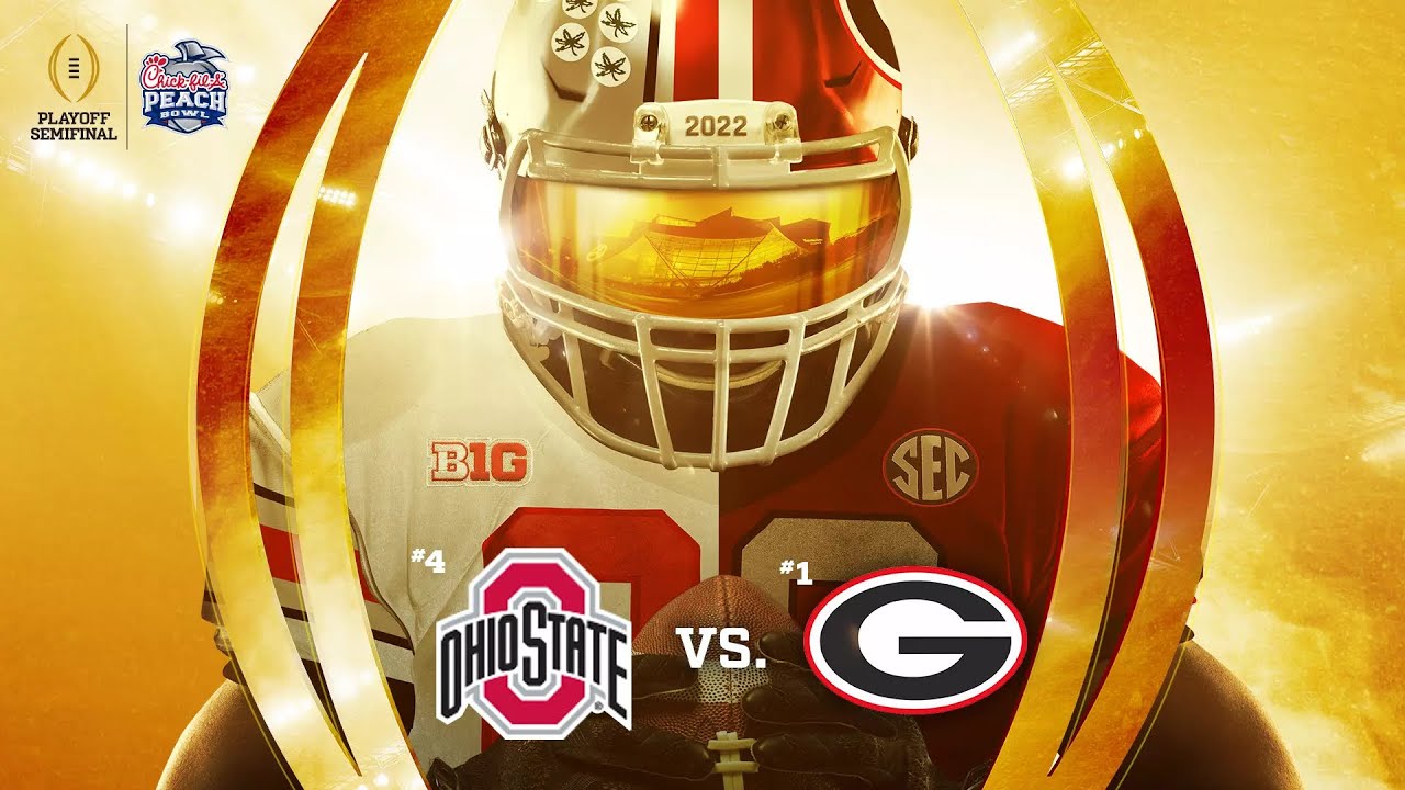 A DAY AT A GEORGIA FOOTBALL GAME | Ohio State | 12.31.22 | CFB PLAYOFF #football #espn #peachbowl