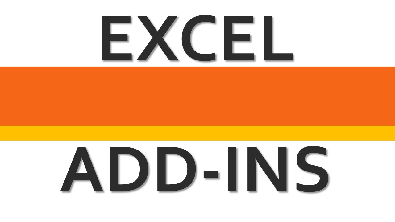 How to enable Excel Add-ins