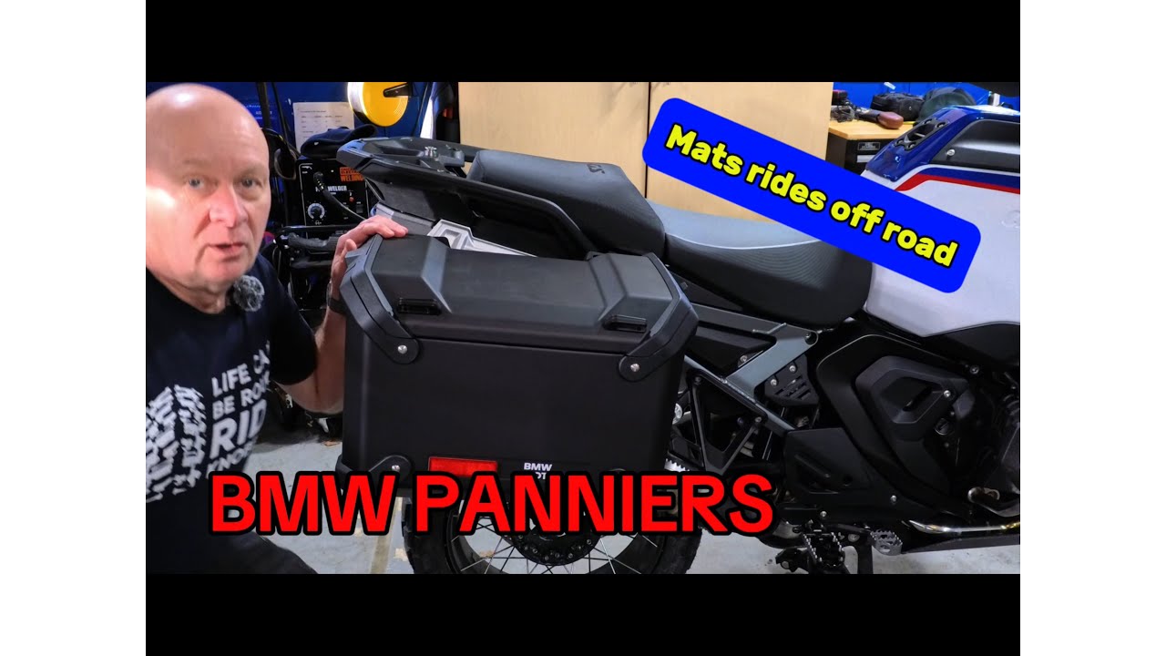 Unboxing and installation of BMW pannier on the R1300GS ADV #bmwr1300gsa #adv #adv #motorcycle