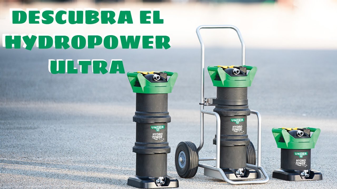 Sistema de limpieza de cristales en altura - UNGER HydroPower Ultra