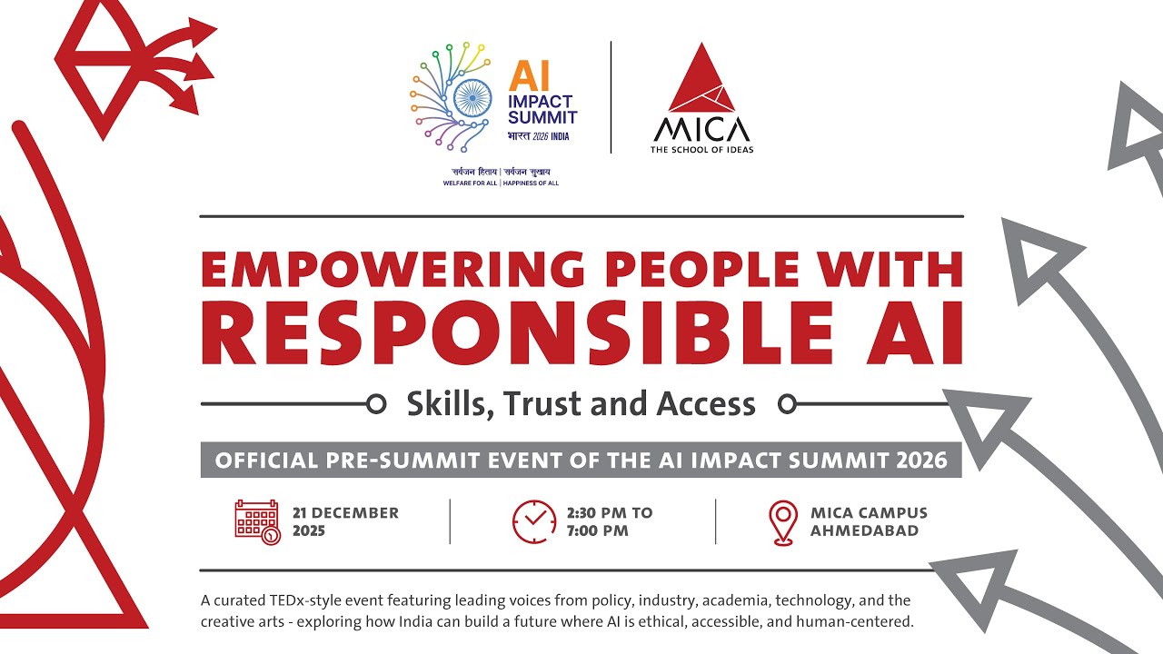 OFFICIAL PRE-SUMMIT EVENT OF THE AI IMPACT SUMMIT 2026 | MICA Ahmedabad