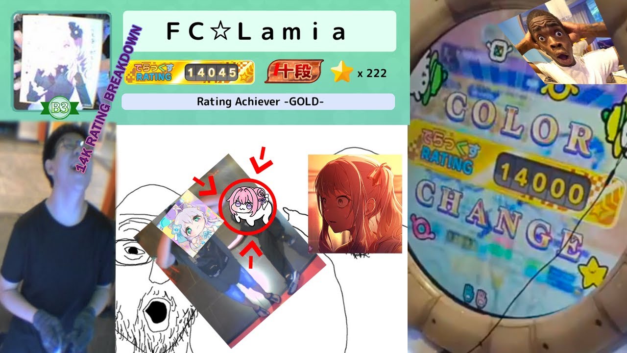 【maimai でらっくす PRiSM International】14000 Rating Breakdown!!