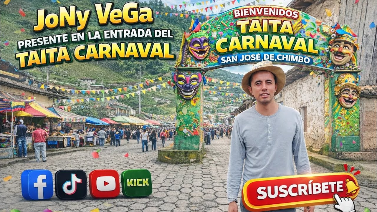 Entrada del Taita carnaval San José de Chimbo (JoNy Vega)