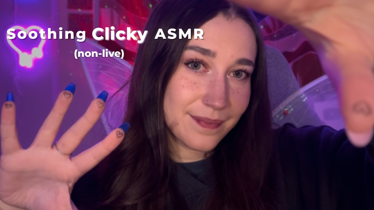 ASMR Clicky Whispered Triggers for Sleep 😴✨ (super tingly)