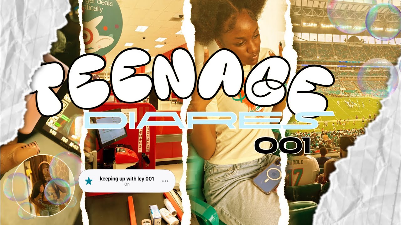 TEENAGE DIARIES 001! || shopping, school vlog, Miami dolphins football game,etc|| *Leylani Rayn