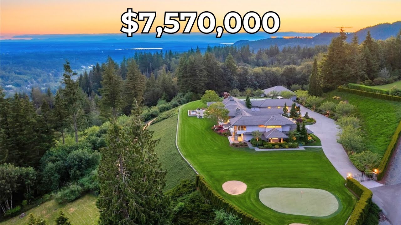 Touring One of the Most Expensive Homes in Issaquah Washington with the BEST VIEWS!