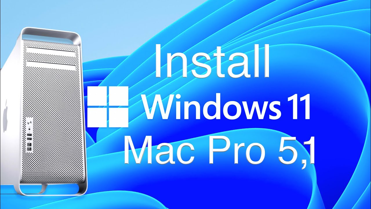 Установка WINDOWS 11 MAC PRO 5,1 с помощью RUFUS