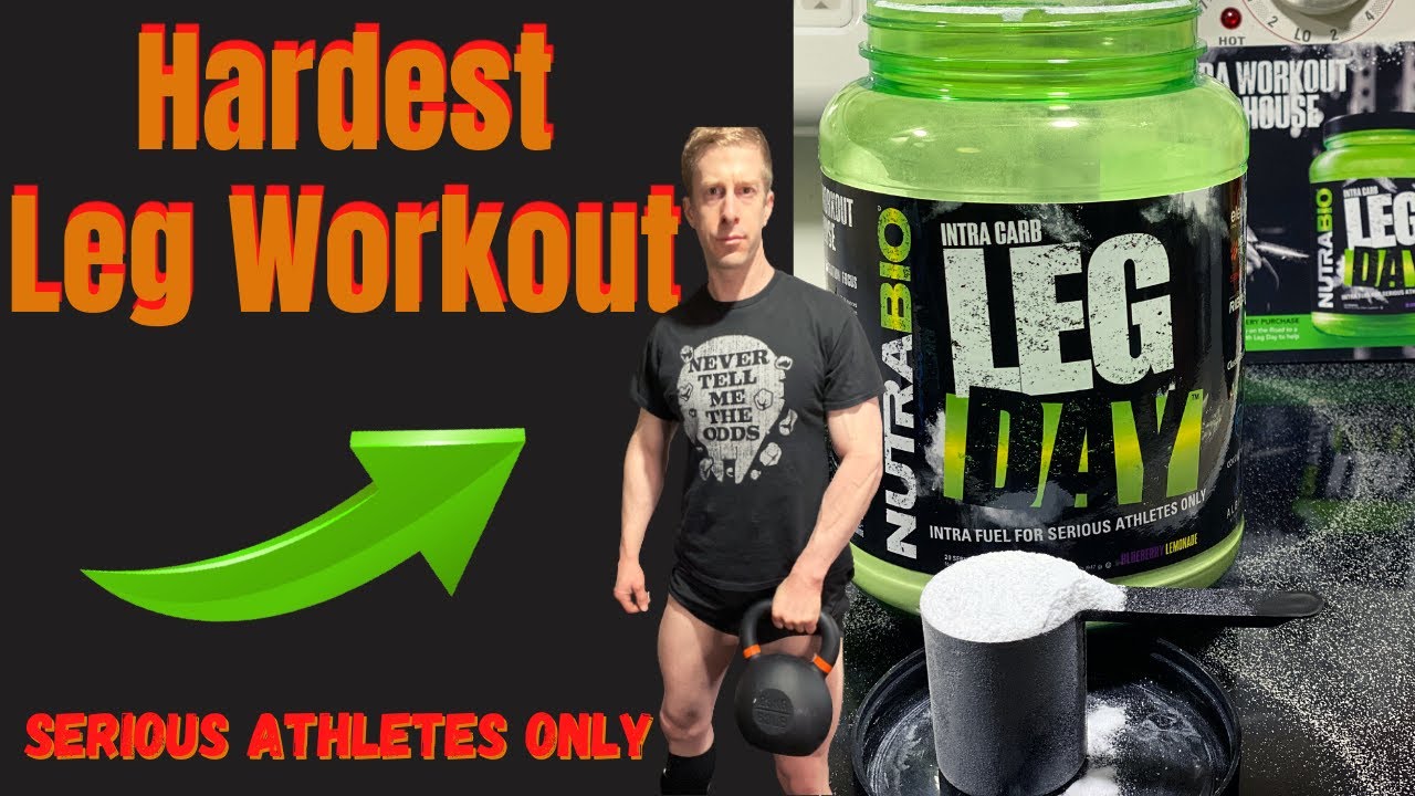 Toughest Leg Day | What is the Best Intra Workout | NutraBio Leg Day Supplement Review