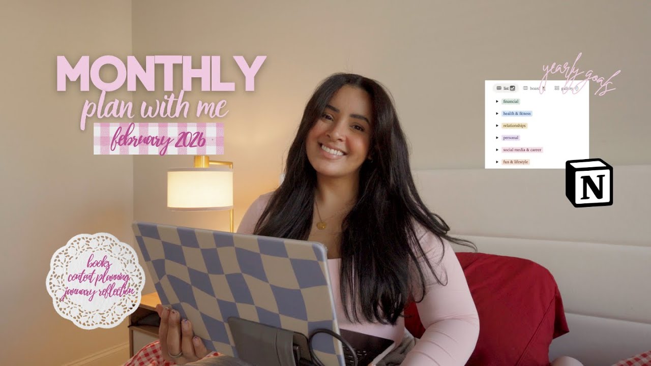 how i’m planning february ✨ | goals, lifestyle reset & content 📓🌸