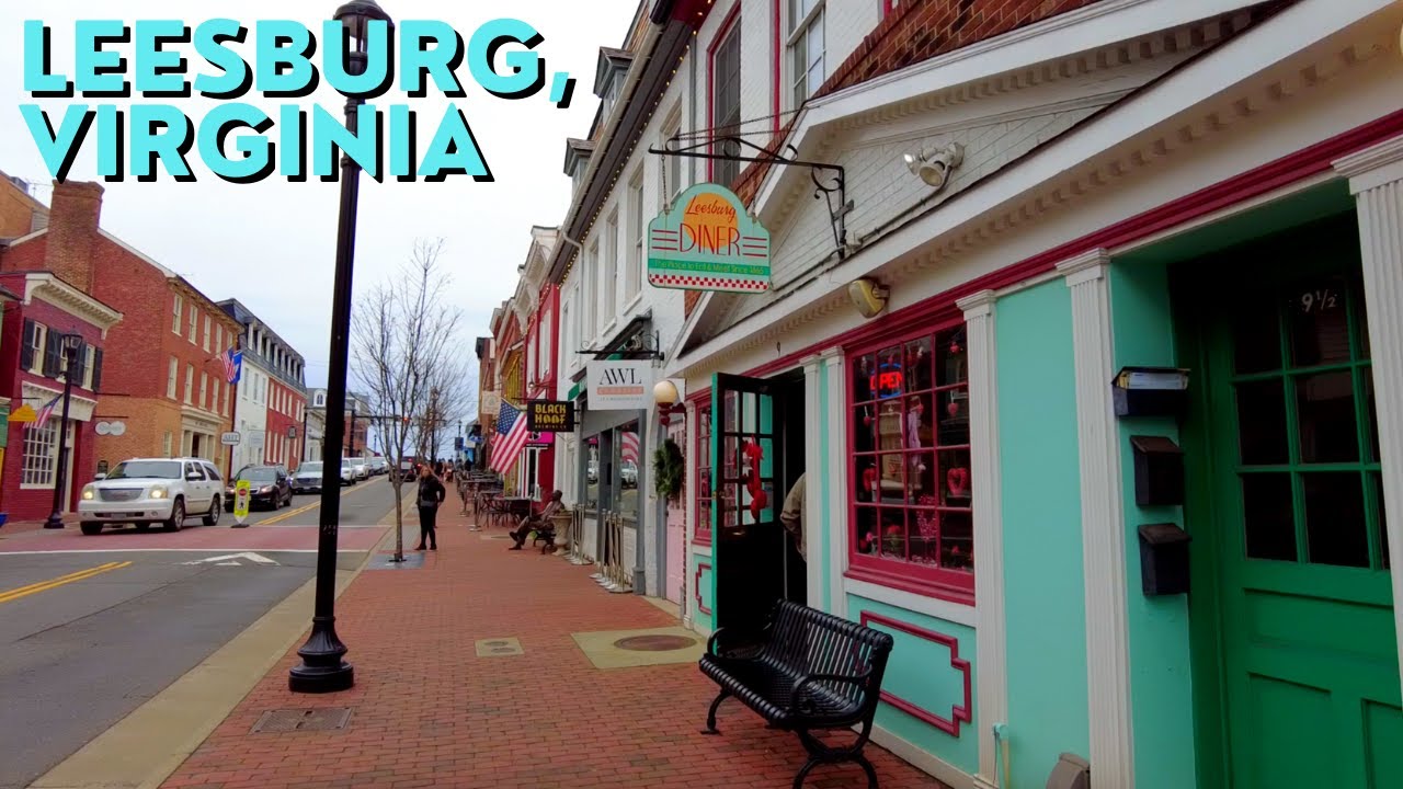 Virginia's RICHEST County 💰 | Leesburg, Loudoun County, Virginia Walking Tour | January 2023 🏠