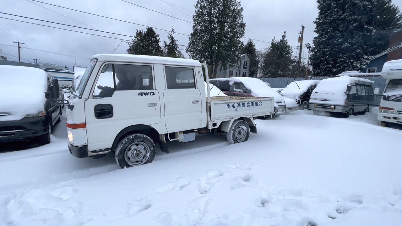 1990 Nissan Atlas Crew Cab 4x4 2.7L diesel TD27 MT5, 38,150 Miles