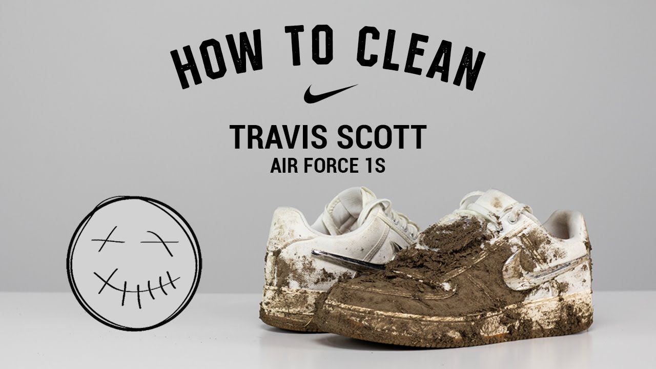How to Clean Nike Travis Scott Air Force 1 With Reshoevn8r