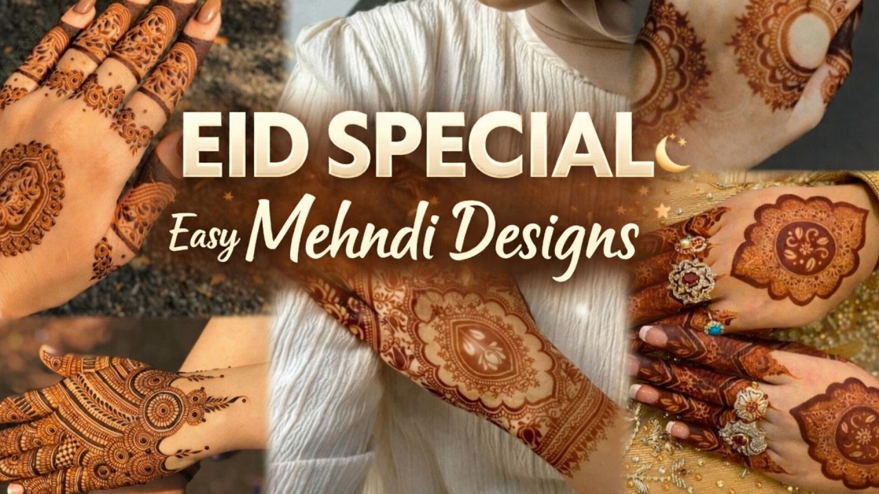 Eid special mehndi design ideas for beginners✨🌙