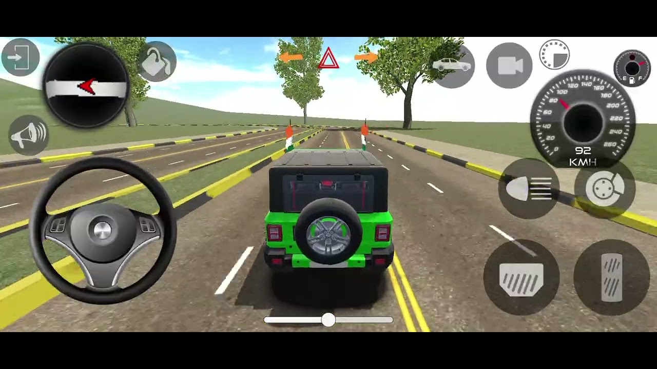Mahindra thar👿gsmes:indian thar (games) car android game-android gameplay👿