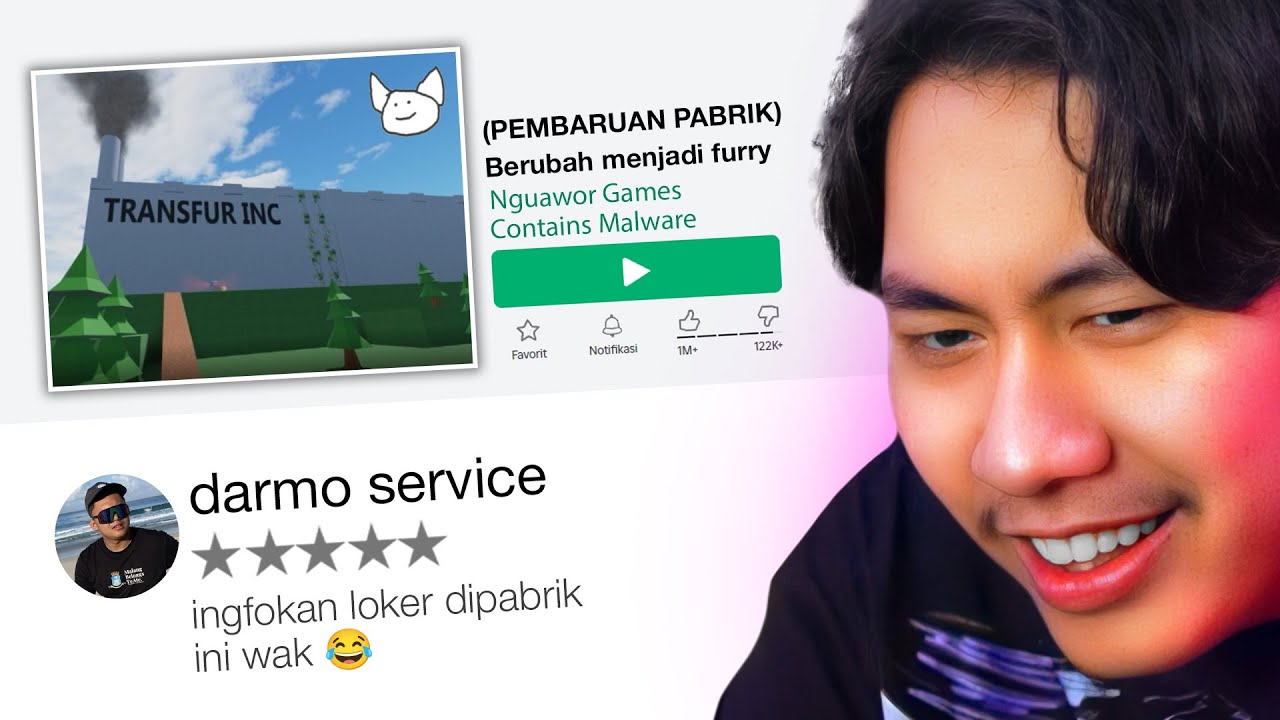 pabrik furry dawg..🥀 - GAME NGUAWOR ROBLOX