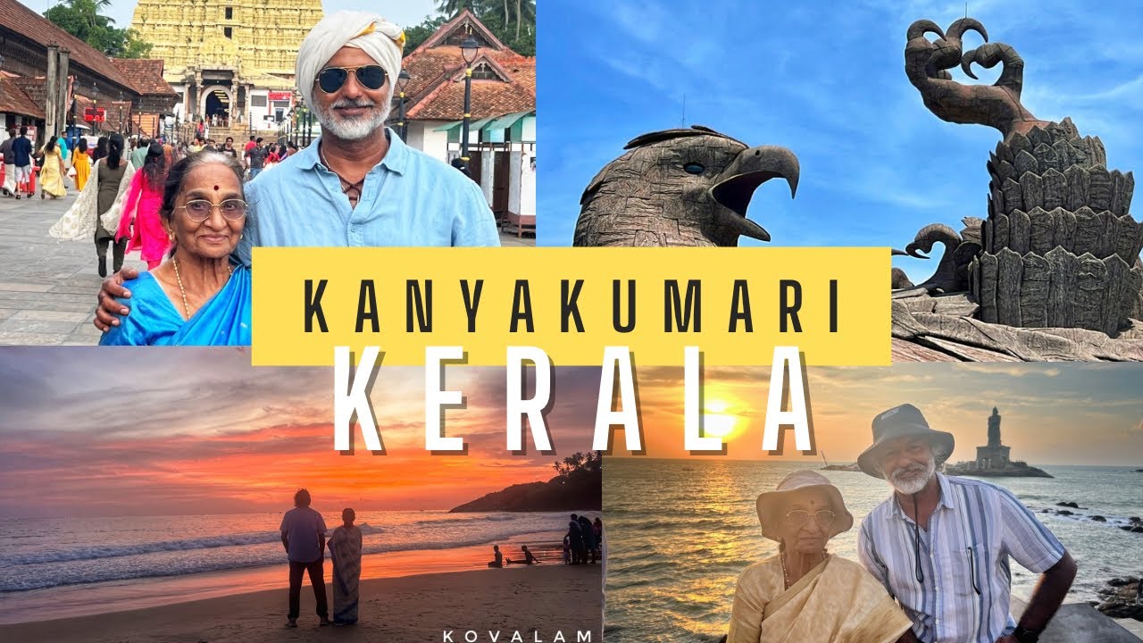 KERALA TO KANYAKUMARI | GOD'S OWN COUNTRY | SUNRISE IN KANYAKUMARI | SUNSET IN KOVALAM | KERALA