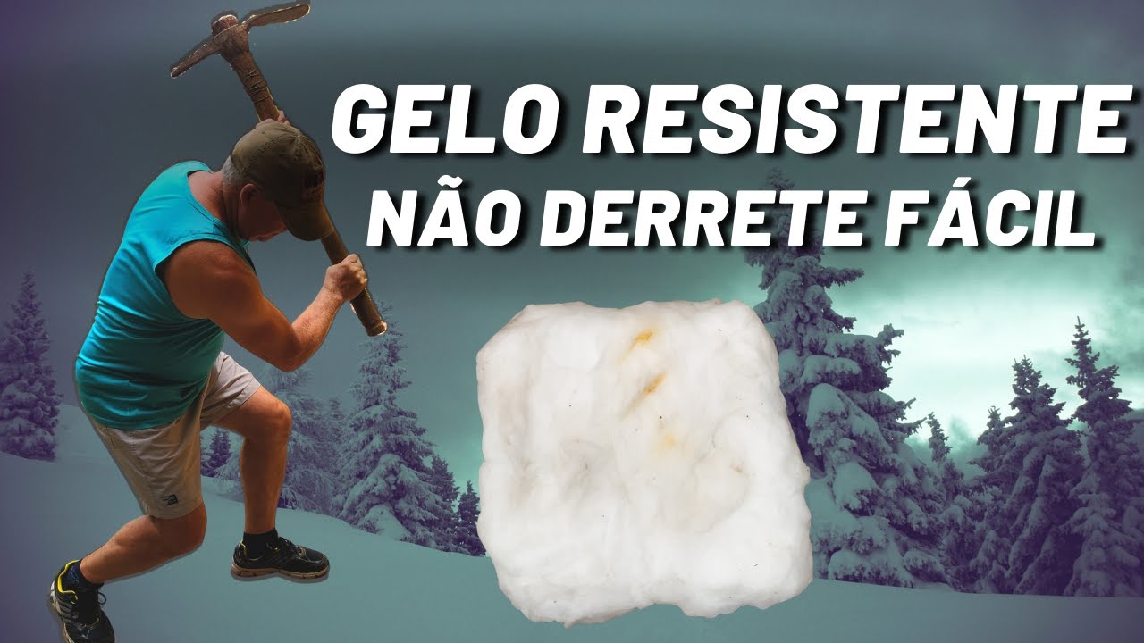 Como fazer Pykrete o gelo resistente | Compósito