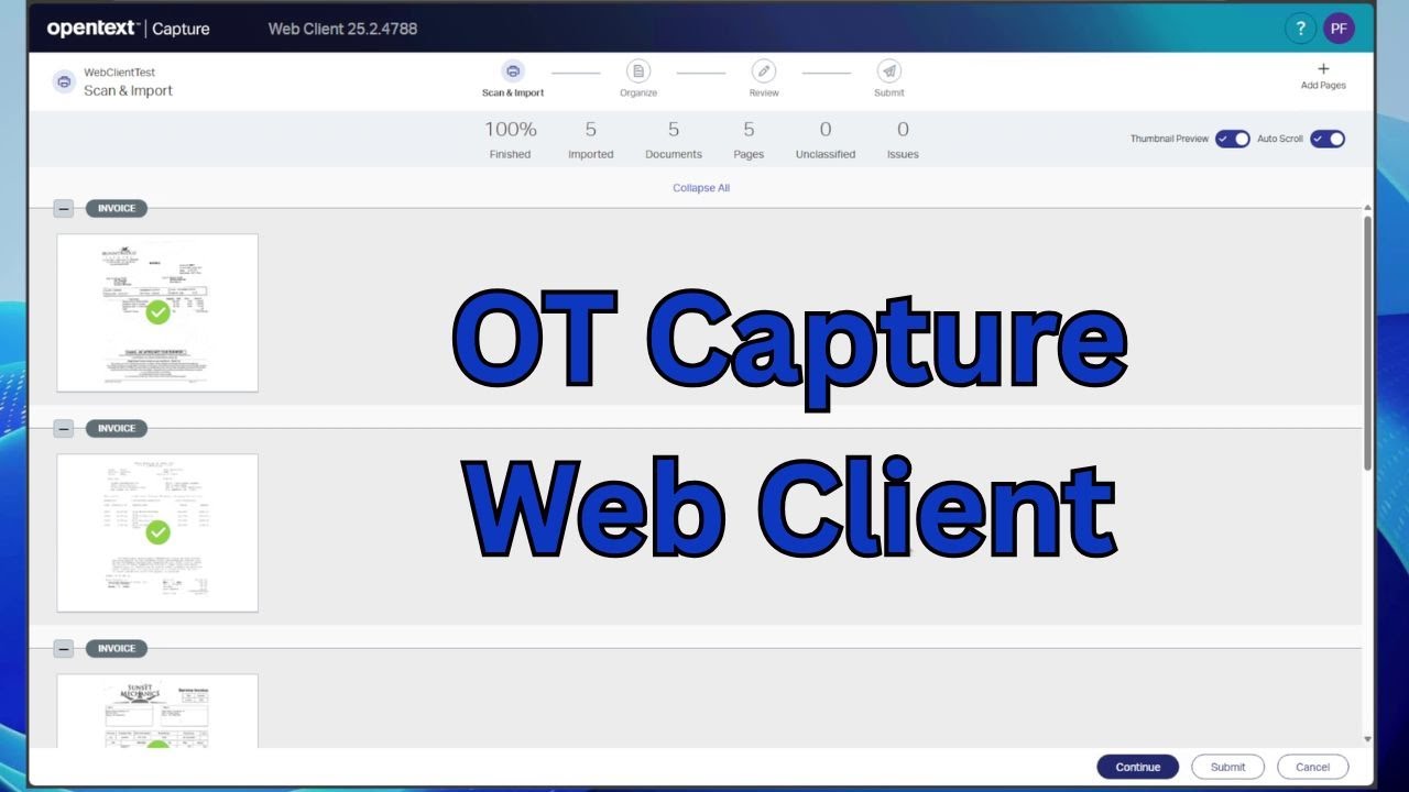 OpenText Capture Web Client Demo: Capture Anywhere, Anytime