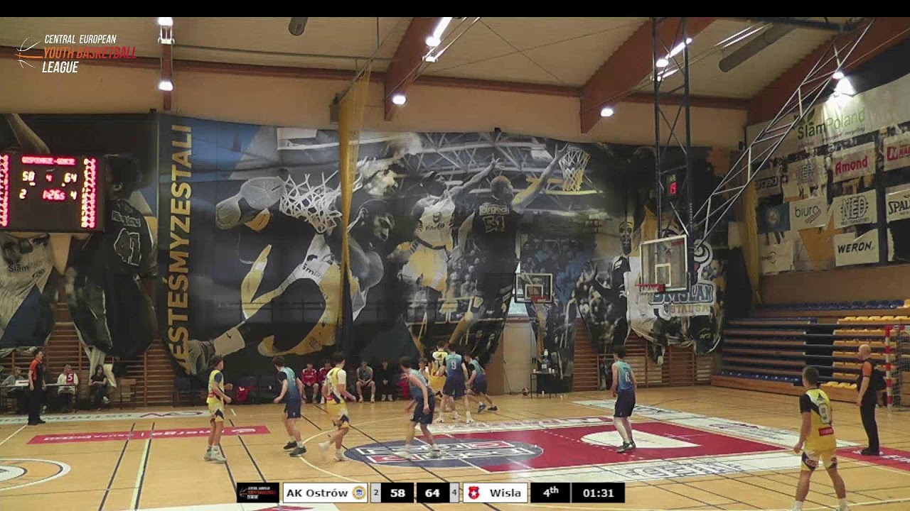 CEYBL U17, 8. 2. 2026, AK Ostrow 1947 „B“ - TS Wisła - Jura Basket
