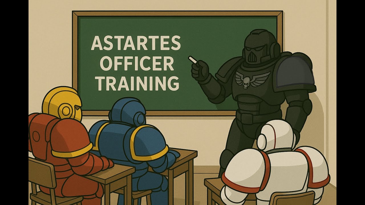 Astartes Officer Training. Deathwatch Vs Blood Angels Warhammer 40k 1000 Point Battle Report