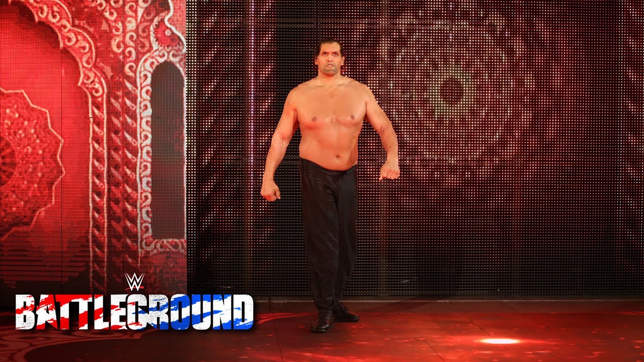 The Great Khali returns to assist Jinder Mahal in his Punjabi Prison Match: WWE Battleground 2017