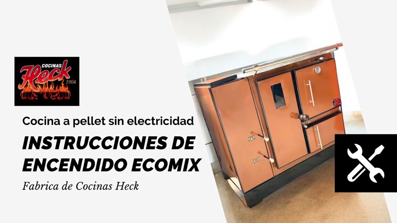 🔥Video Instructivo: Encendido, Uso y Limpieza de Cocina Mixta Pellet o Leña Ecomix Sin Electricidad