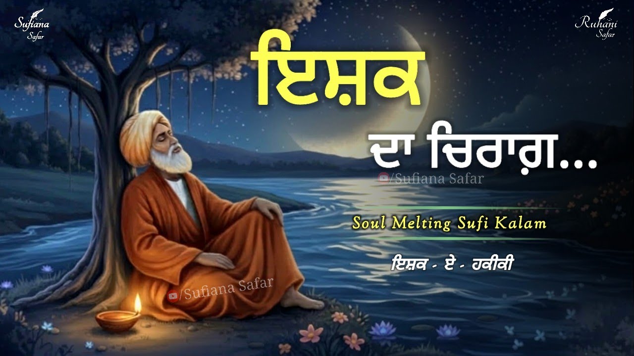 ਇਸ਼ਕ ਦਾ ਚਿਰਾਗ਼ | Bulleh Shah | Soul Melting Sufi Kalam @ruhanisafar 
