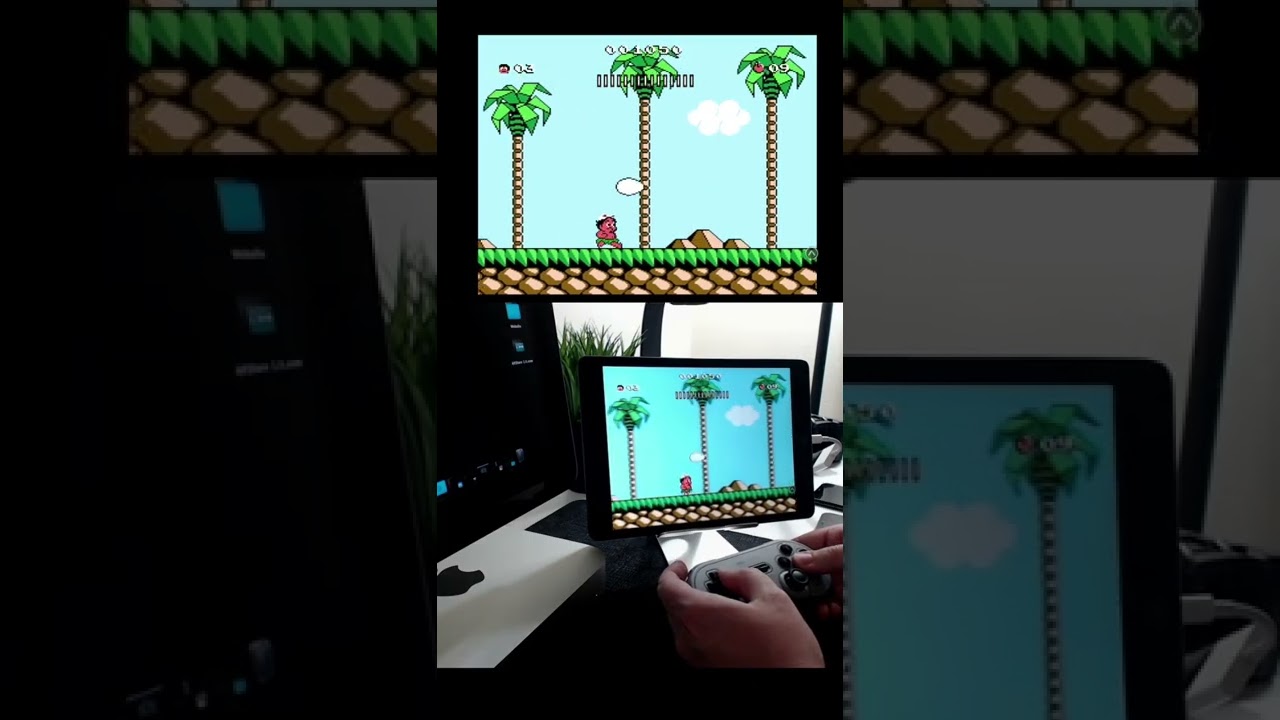 Adventure Island 3 On iPad - Nintendo - NES - RetroArch iOS 15 + SN30 Pro