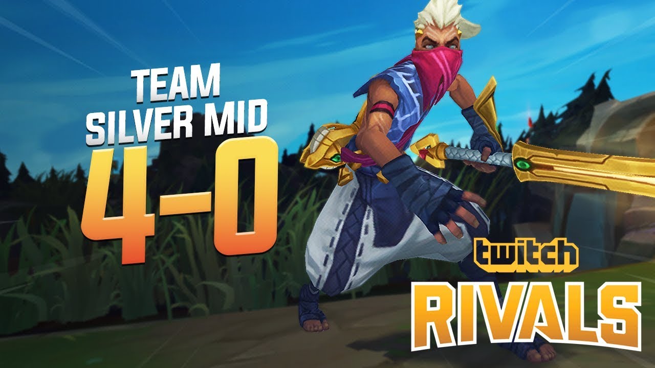 Shiphtur | TEAM SILVER MID UNDEFEATED IN TWITCH RIVALS! (4-0)