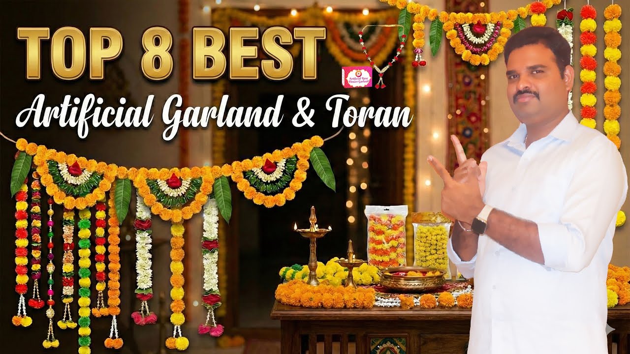 ✅Top 8 Best Artificial Flower Toran In India 2026 With Price|Satin Flowers Garland Review&Comparison