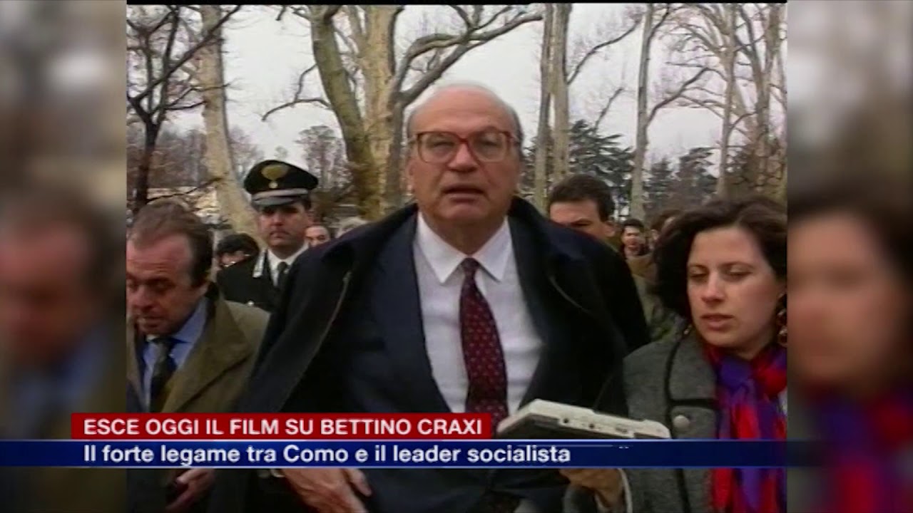 Etg - Esce oggi il film su Bettino Craxi. Il forte legame tra Como e il leader socialista