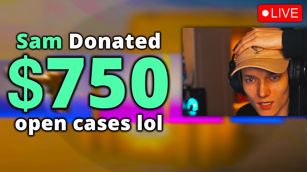 i got donated $750 to spend on cases and girlfriend...