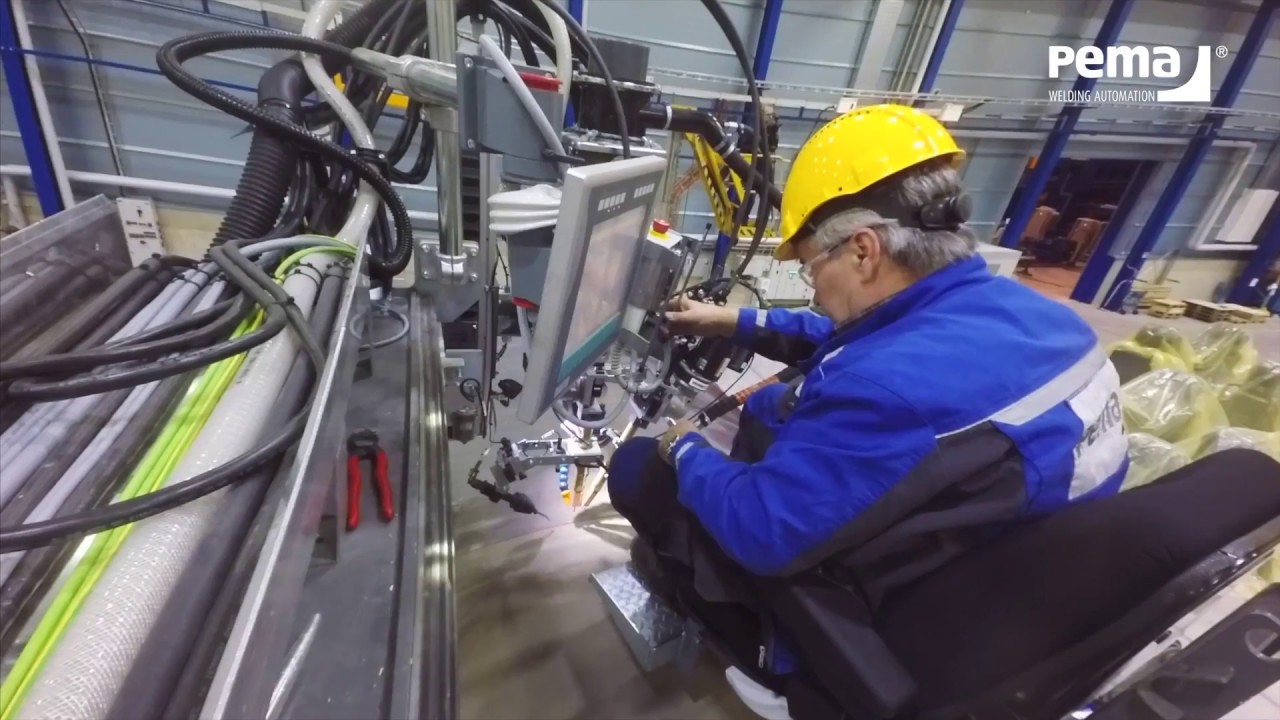 PEMA Assembly and welding station - Solutions heavy tubular structures