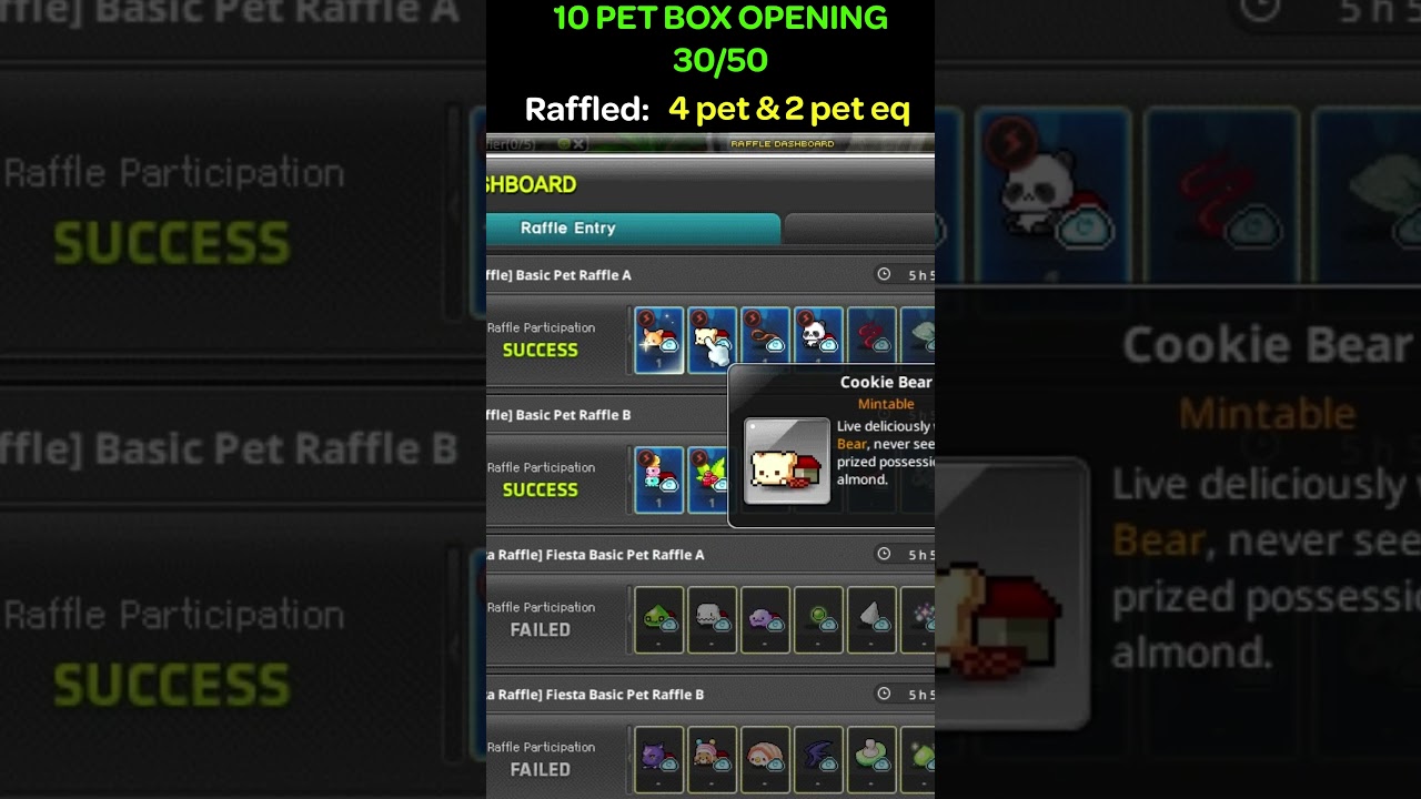 CHASING FOR MAGNET EFFECT PET IN MAPLESTORY N | PULL 30 OUT OF 50 #maplestory #maplestoryN #crypto