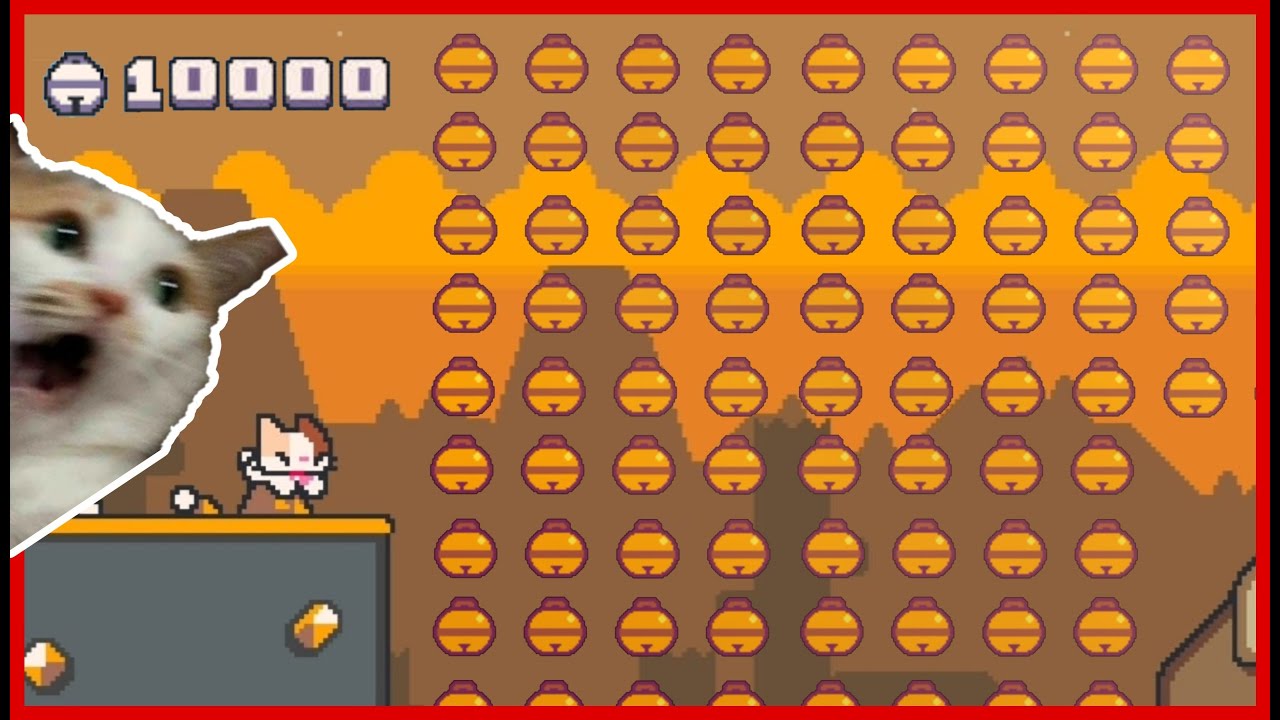 Todos os Sinos, Chave e Fóssil  / All Bells, Key and fossil - Super Cat Tales 2, World 6