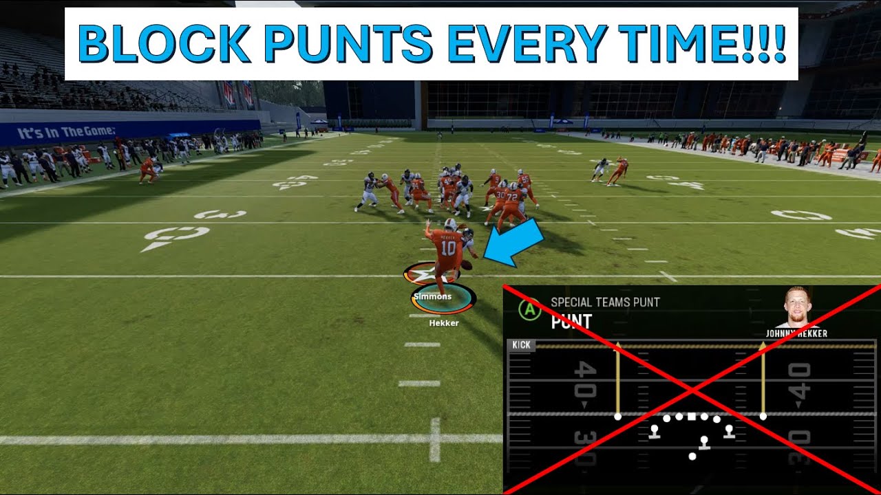 HOW TO BLOCK PUNTS IN MADDEN 24!!!
