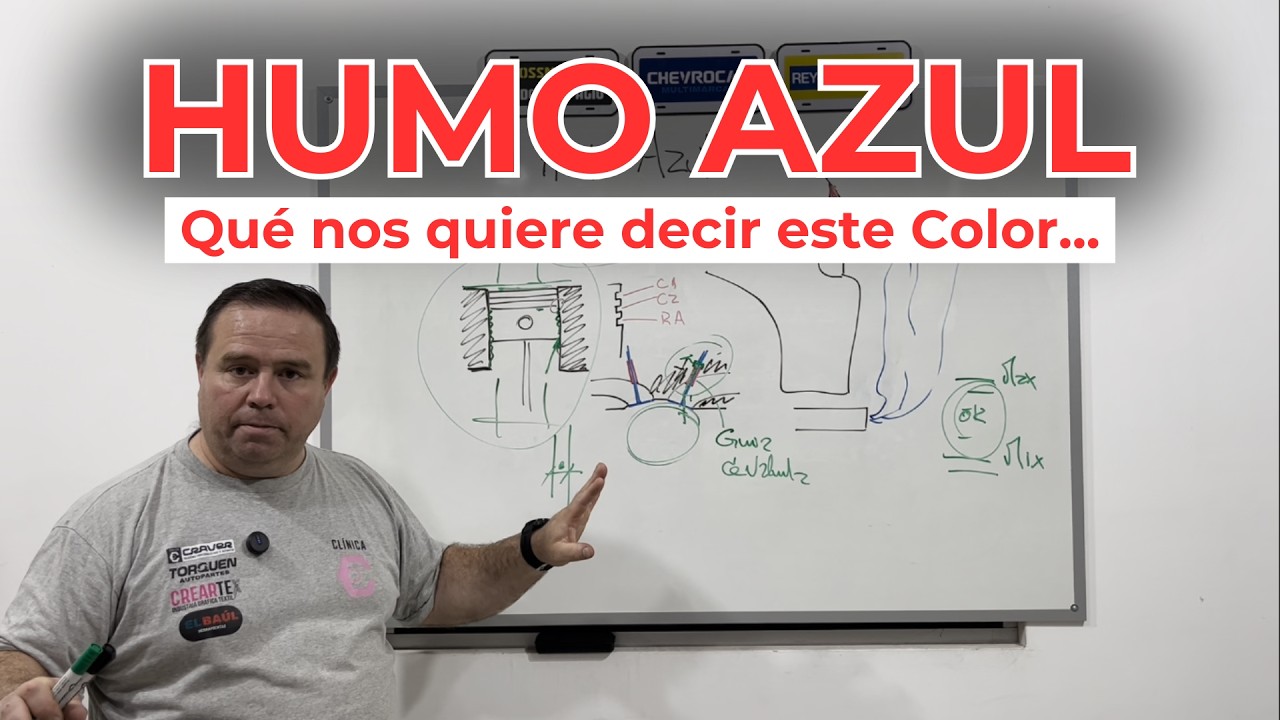 ¿Humo en el Escape? 🚗💨 Te explico por que es Azul...