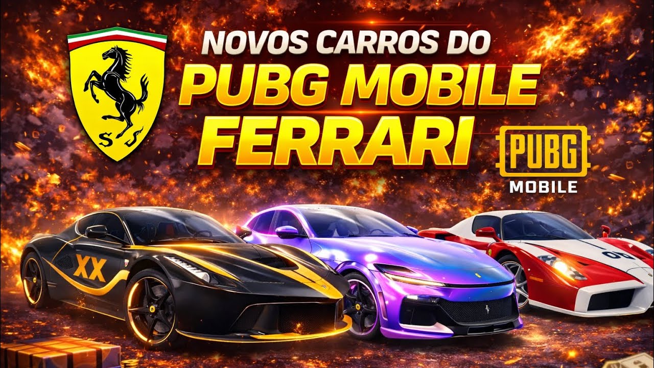 É OFICIAL? FERRARI VAI CHEGAR NO PUBG MOBILE!