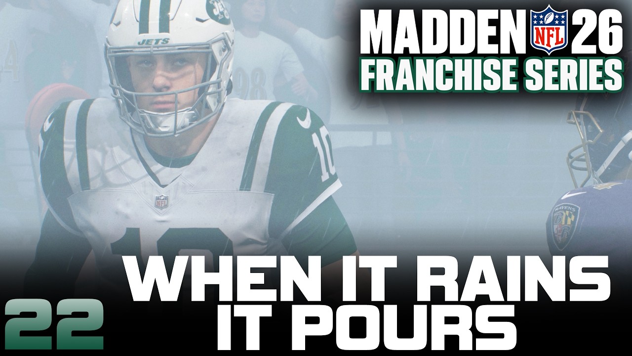 Ещё одна тяжёлая игра: встреча с «Рейвенс» под проливным дождём! | Madden 26 Franchise