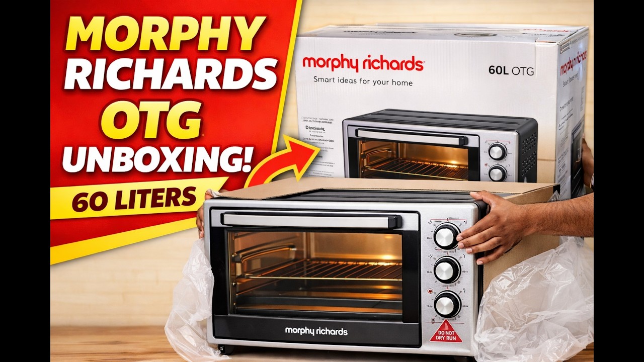 New Morphy Richards OTG 60L Unboxing | Perfect for Cake Baking