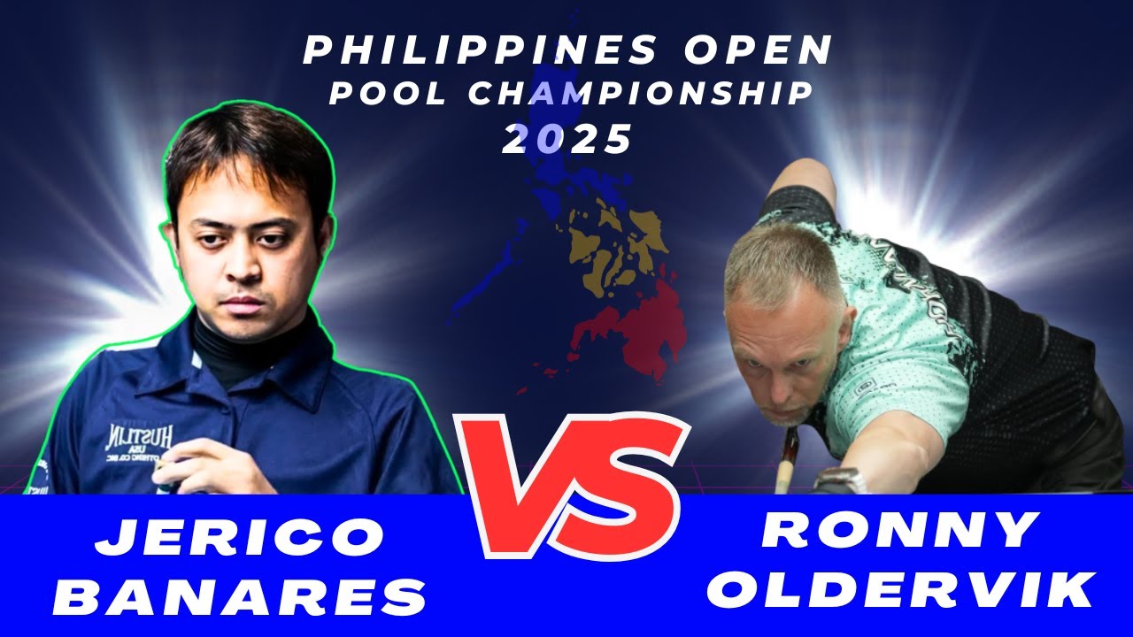 Highlight: Jerico Banares vs Ronny Oldervik | Explosive Race to 10 Battle 🔥Philippines Open 2025