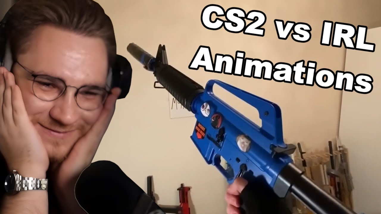 ohnePixel reacts to Counter Strike Animations in Real Life