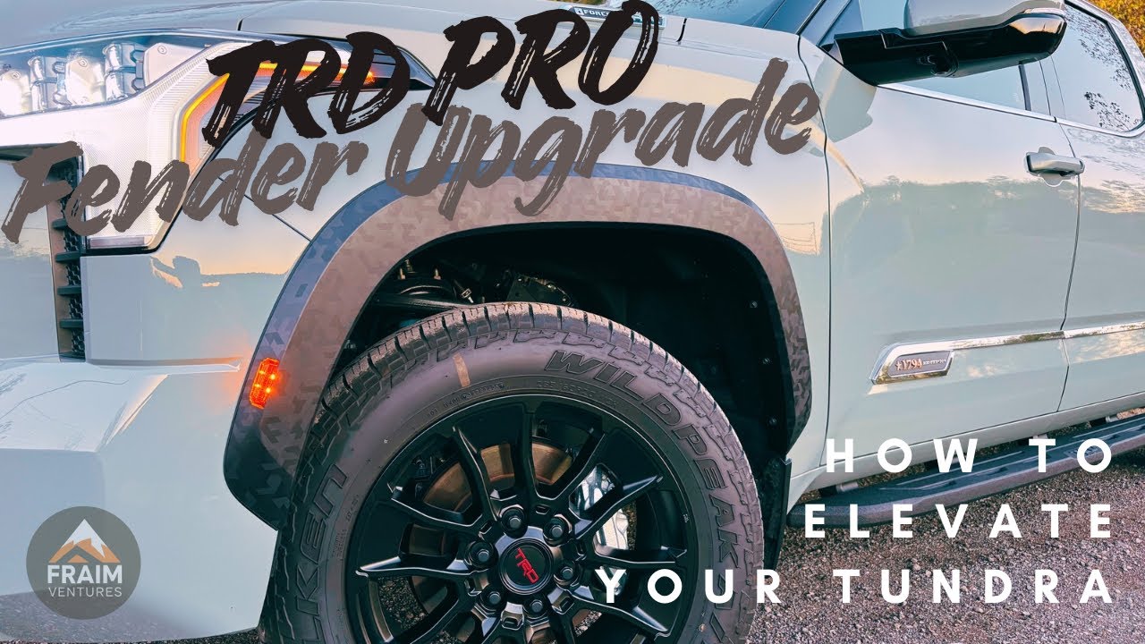 Install TRD Pro Fender Flares with @RaveOffRoad  Plug & Play Harness