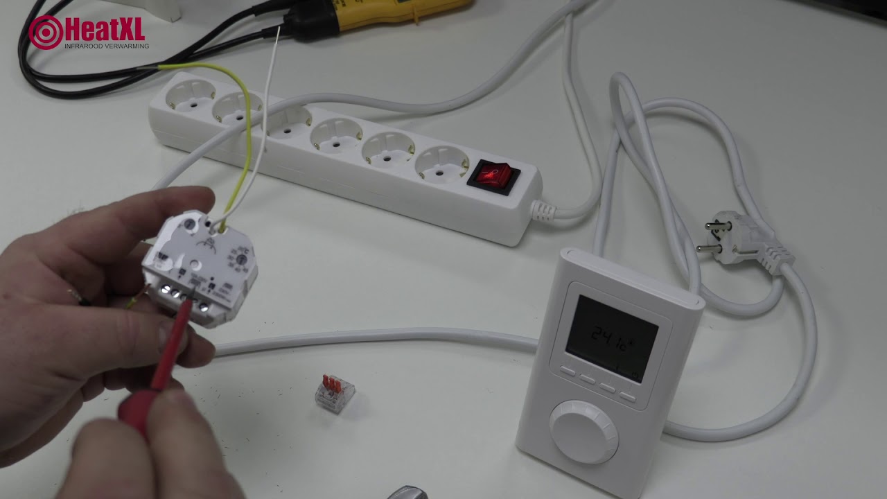 Ecaros infrarood verwarming | Thermo fix infraroodpaneel ontvanger aansluiten